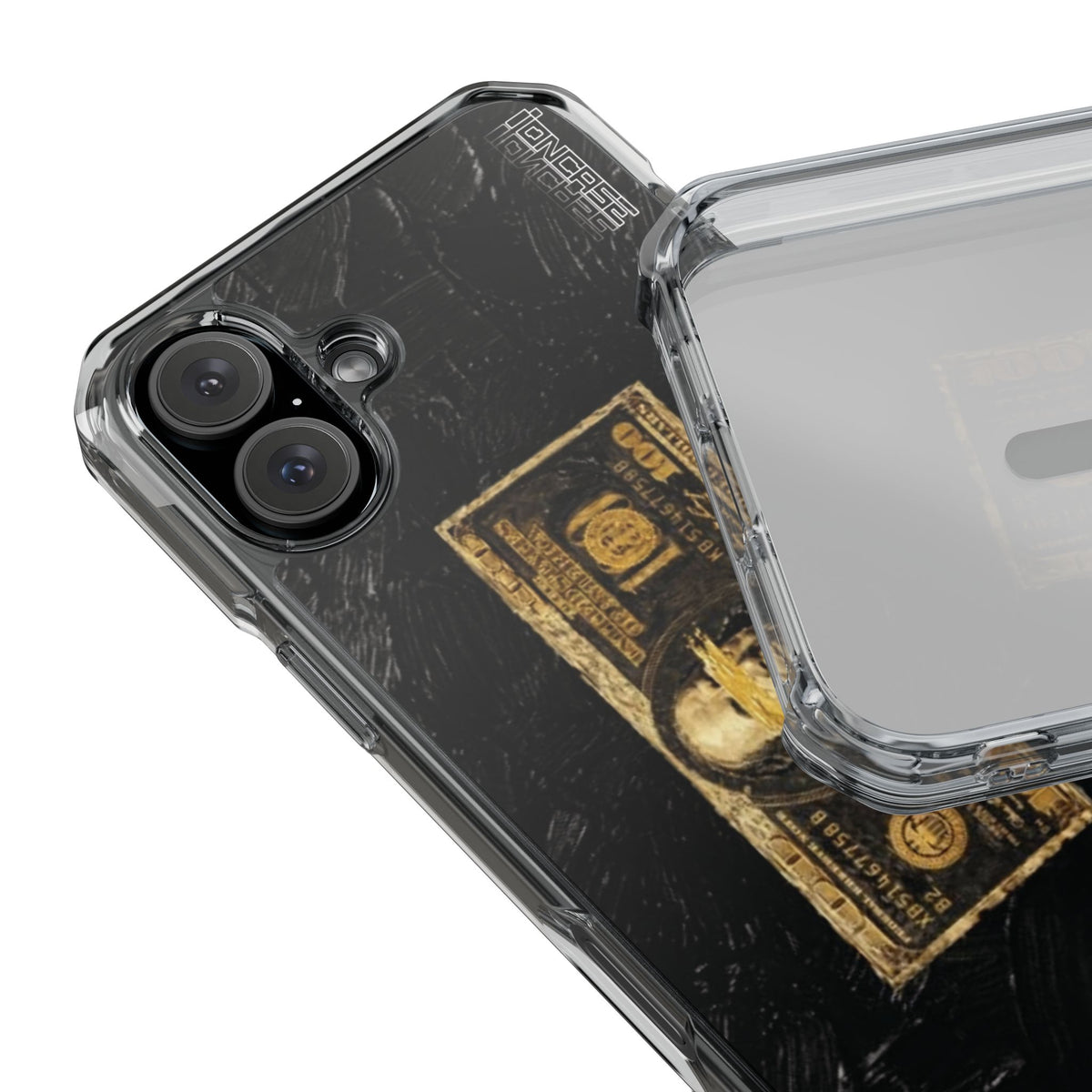Coque Monnaie Vintage Black