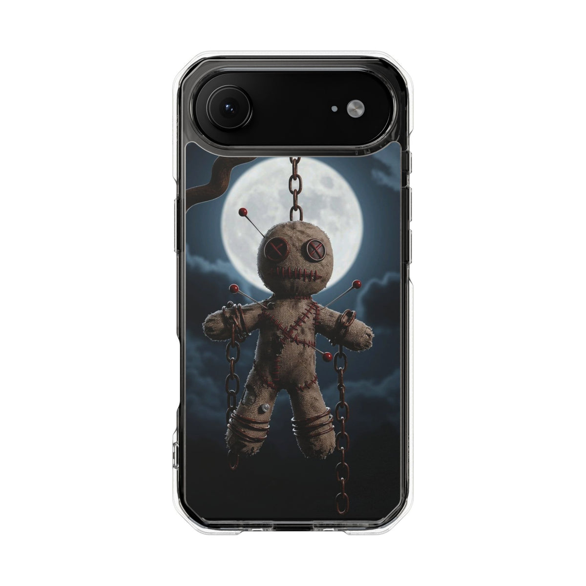 Coque MagSafe Halloween Vodoo Doll Moon