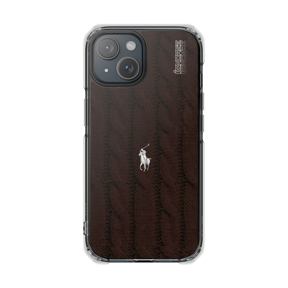 Coque Ralph Lauren Laine Velours Brown