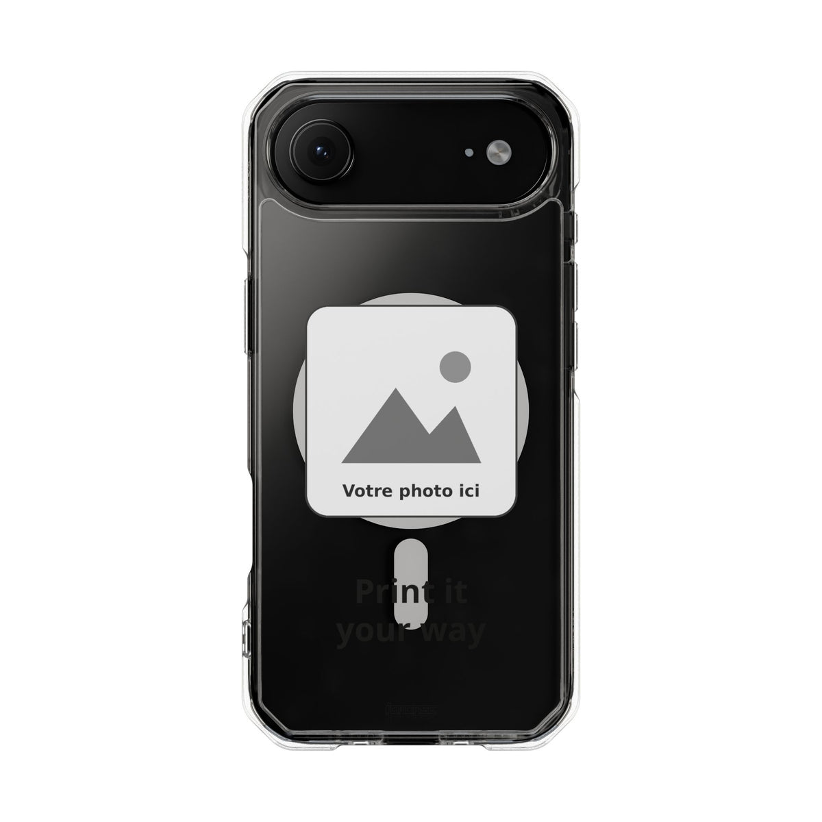 Coque MagSafe Transparente Personnalisable