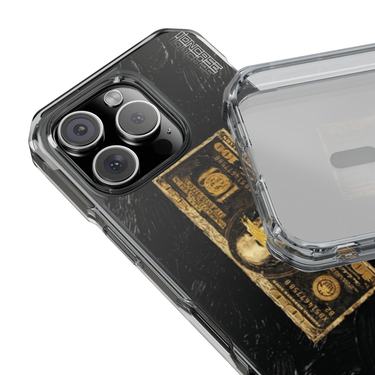 Coque Monnaie Vintage Black