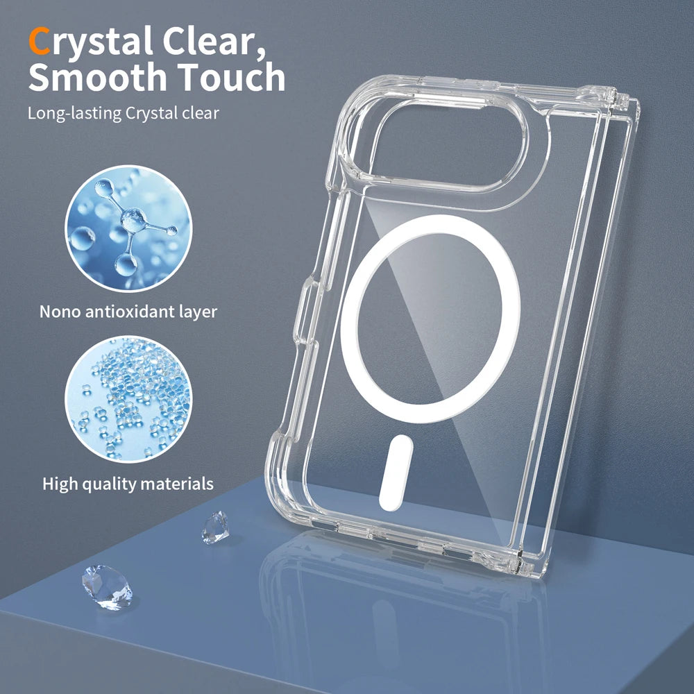 Coque iPhone Duo 18 Fold For Magsafe Wireless Transparent Cover