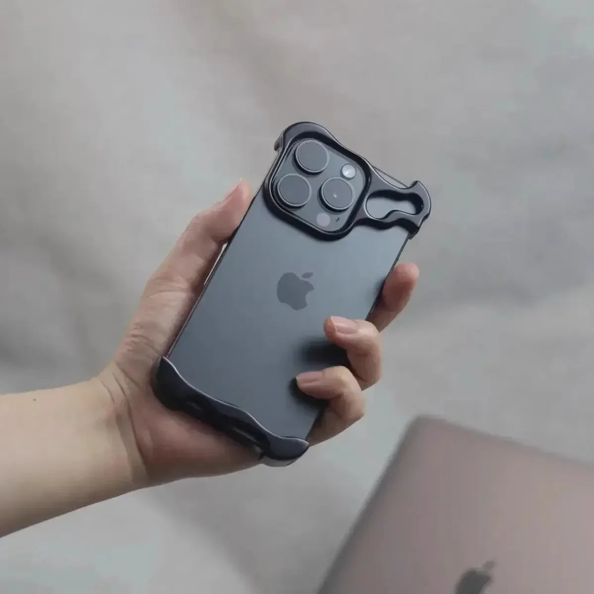 Coque Metal Chrome Apple Aluminum Shockproof Cover