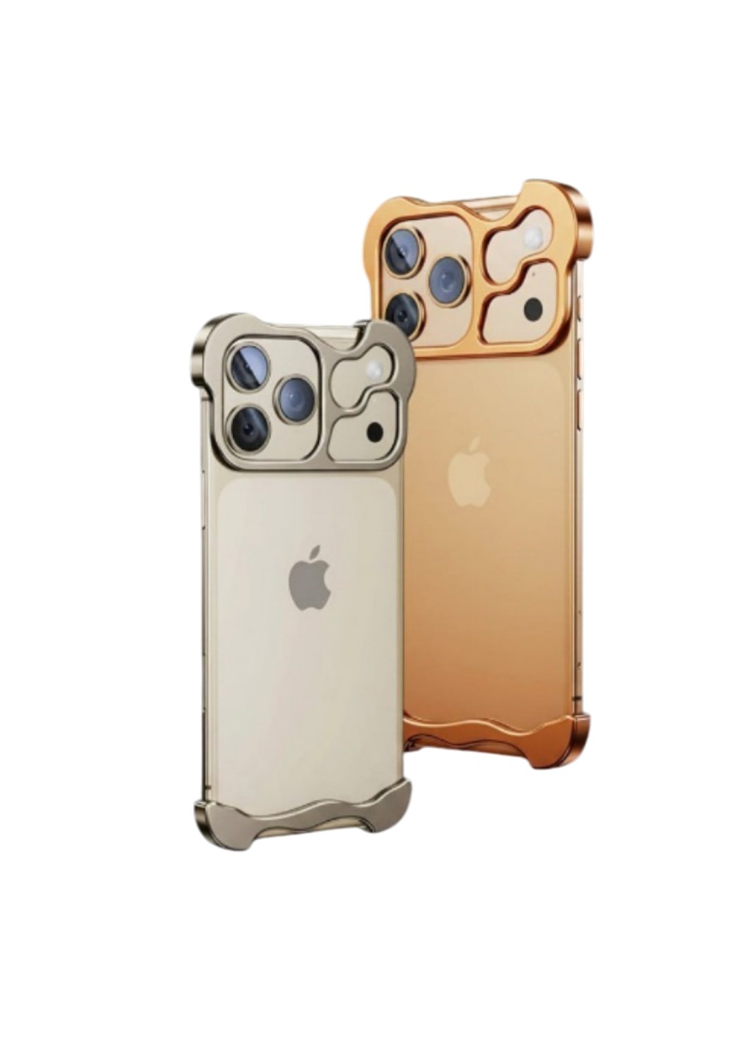 Coque Metal Chrome Apple Aluminum Shockproof Cover