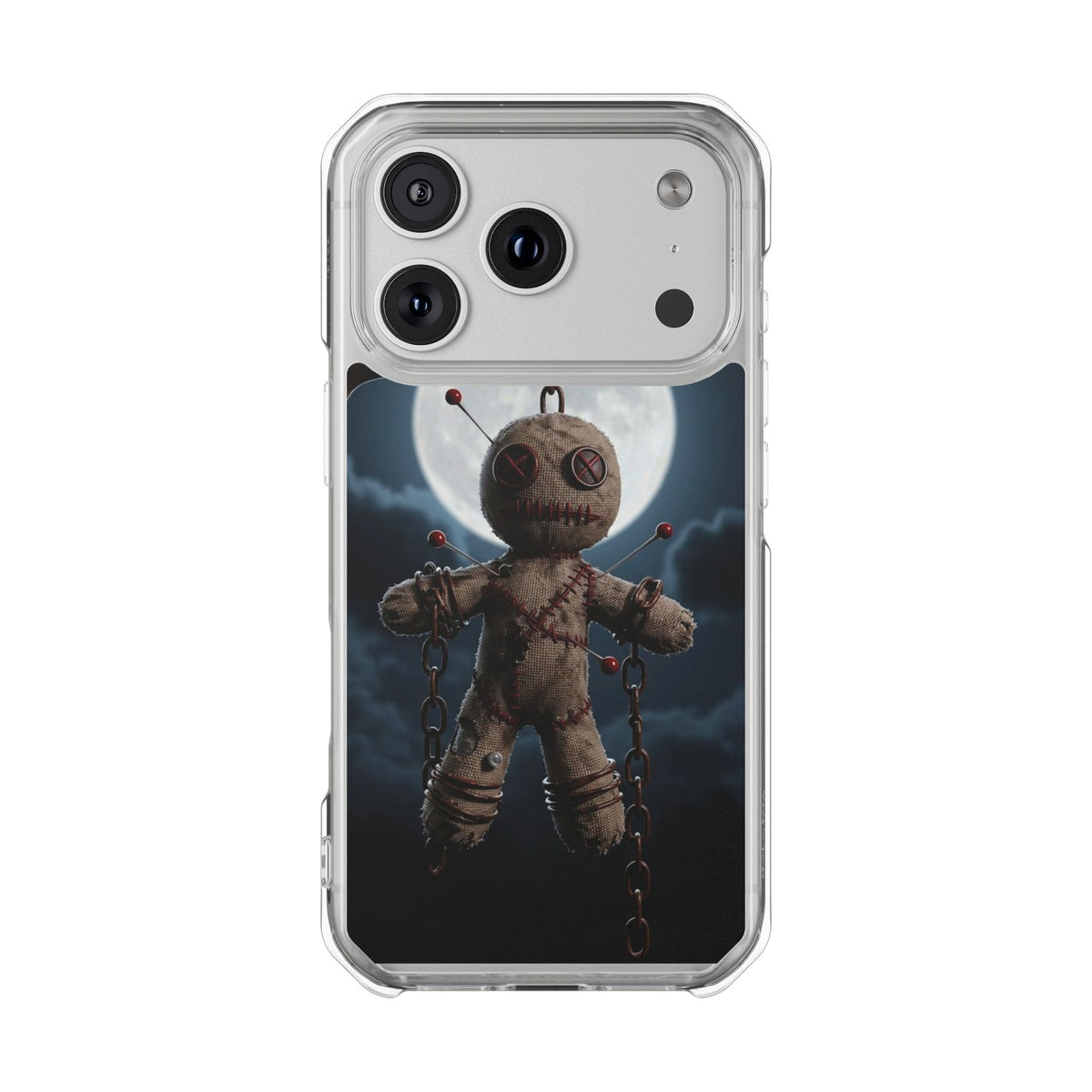 Coque MagSafe Halloween Vodoo Doll Moon