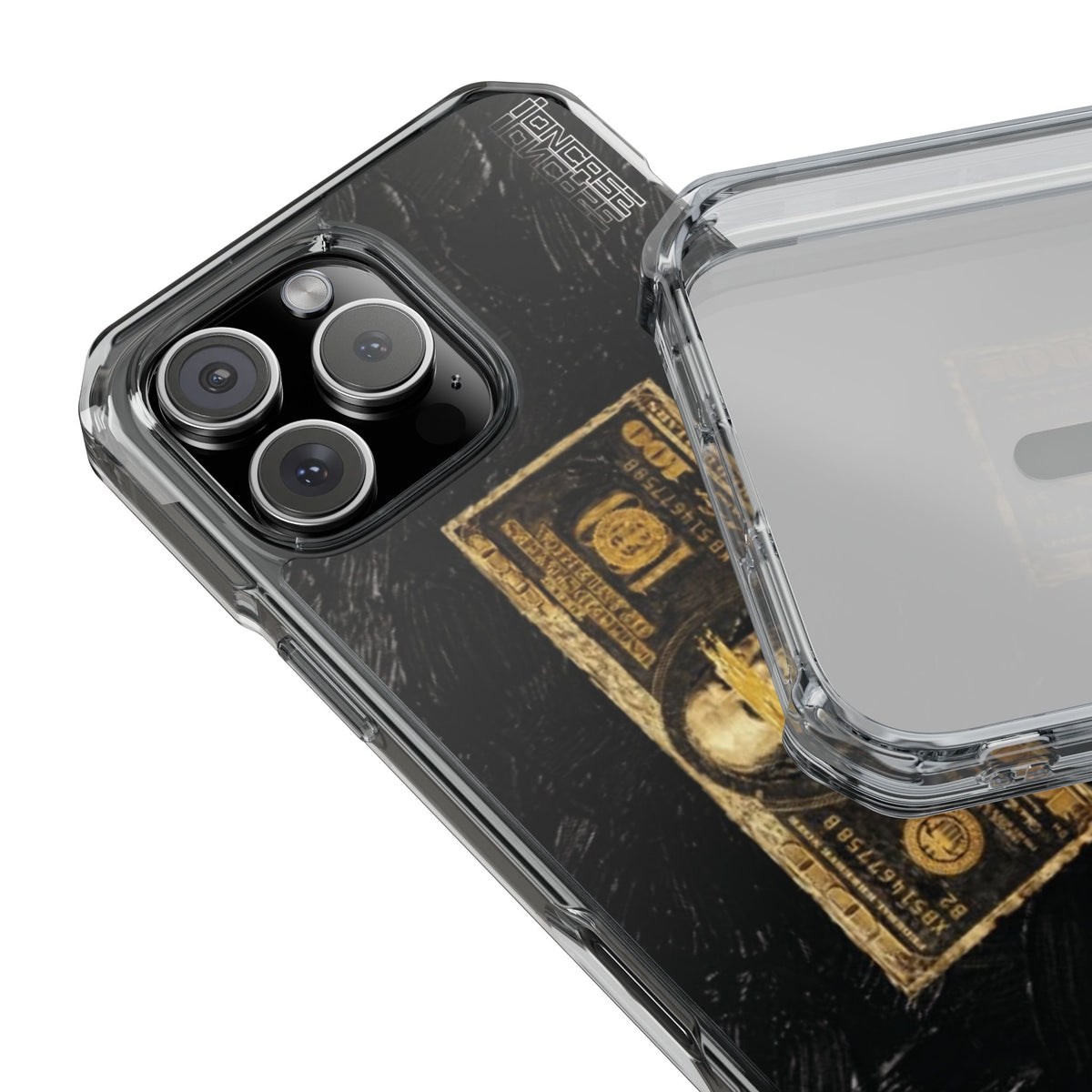 Coque Monnaie Vintage Black