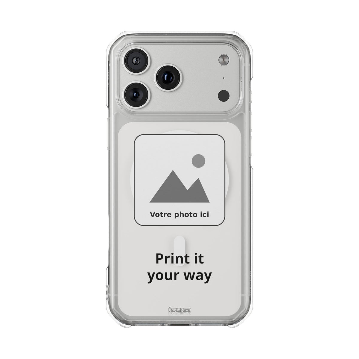 Coque MagSafe Transparente Personnalisable