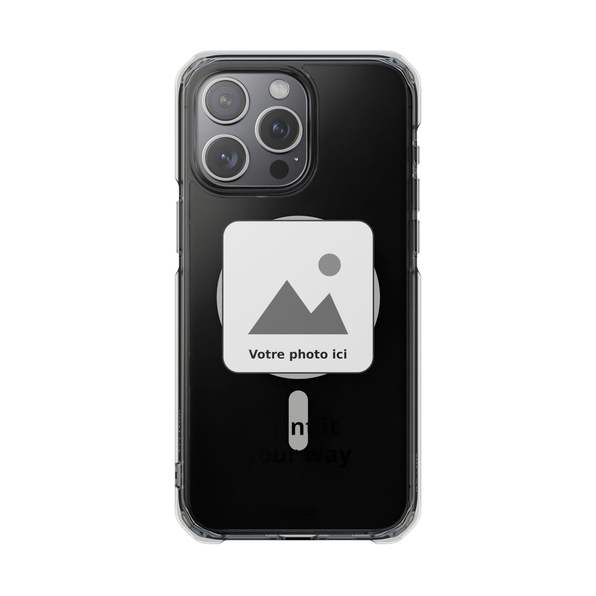 Coque MagSafe Transparente Personnalisable