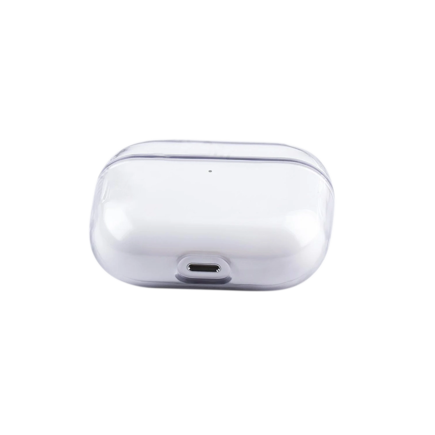 Coque de protection transparente pour AirPods en silicone