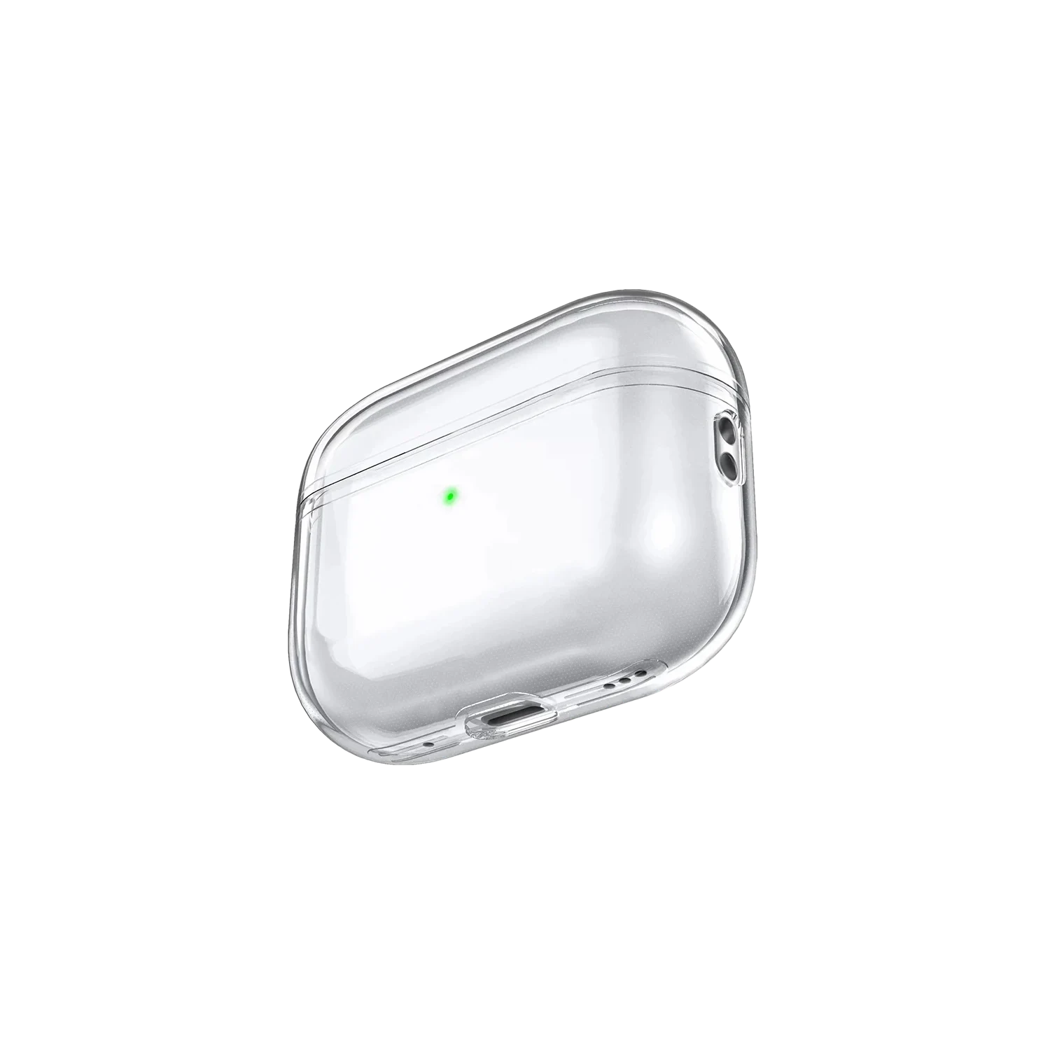 Coque de protection transparente pour AirPods en silicone