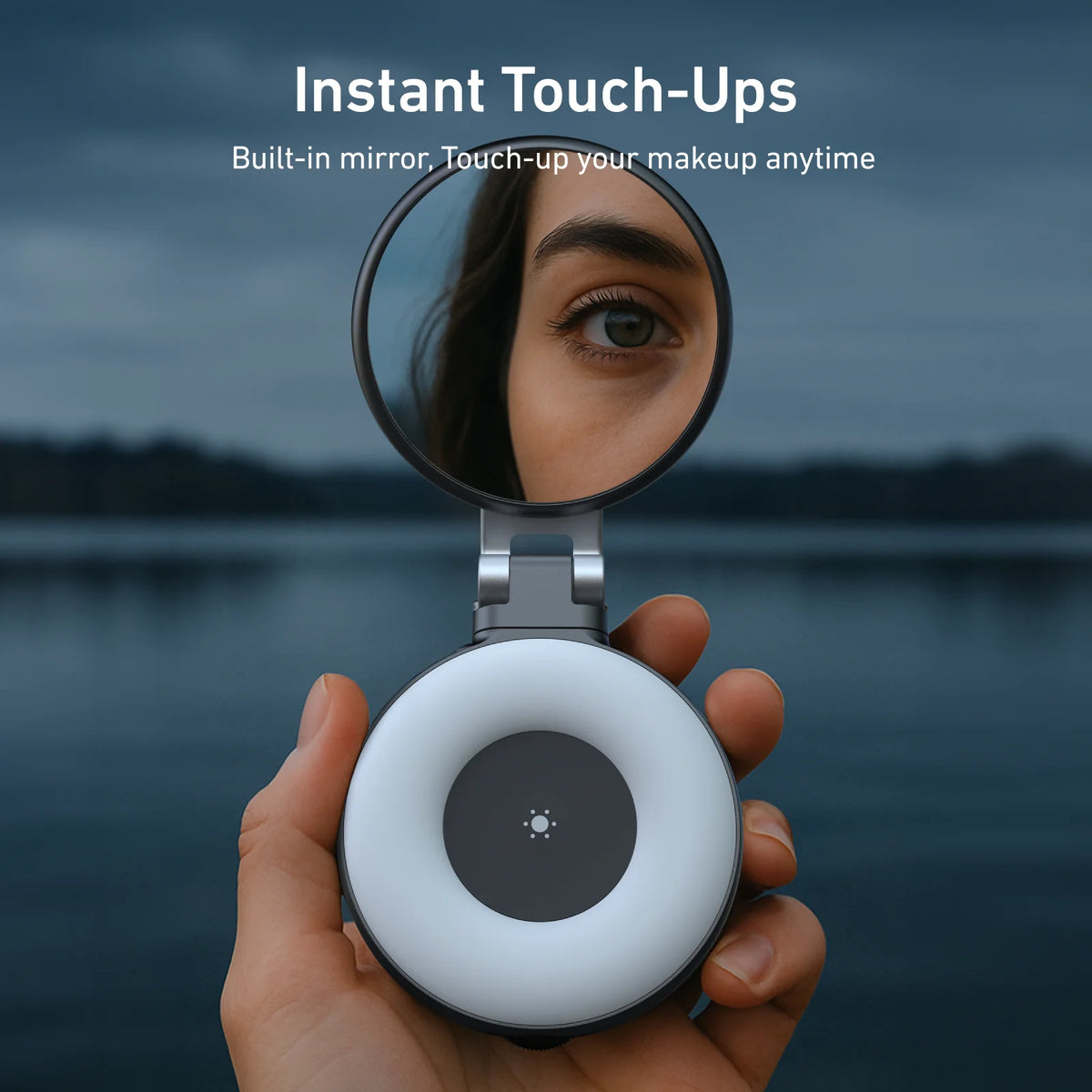 LED Mini Selfie Light 3 Mode Ajustable iPhone Magsafe 360°